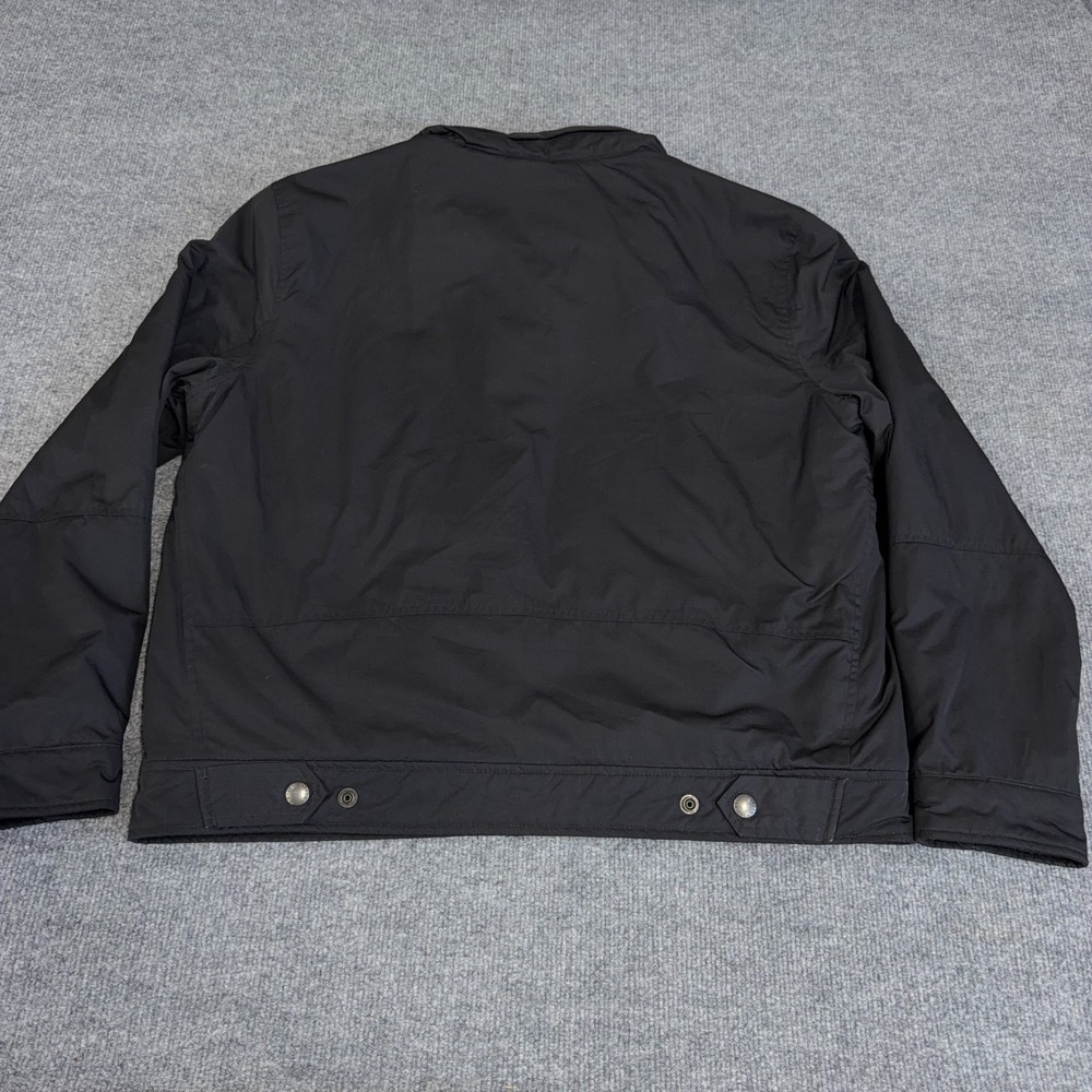 Polo Ralph Lauren Jacket Men Large Black Softshell Windbreaker Fleece Lined Hood - Picture 10 of 11